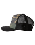 The Quiksilver Boys Boys Emu Coop Trucker Cap in Camo