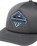 The Quiksilver Boys Boys Slab Scratch Trucker Cap in Dark Shadow