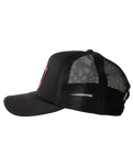 The Quiksilver Boys Boys Slab Scratch Trucker Cap in Black