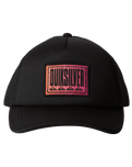 The Quiksilver Boys Boys Slab Scratch Trucker Cap in Black