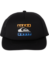 The Quiksilver Boys Boys Vermin Pack Trucker Cap in Black