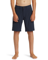 The Quiksilver Boys Union Amphibian Boardshorts in Dark Navy | Available at Anns Cottage