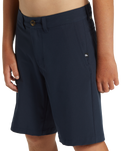 The Quiksilver Boys Union Amphibian Boardshorts in Dark Navy | Available at Anns Cottage