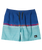 Boys Everyday Wordblock Volley Shorts in Monaco Blue