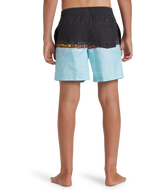 Boys Everyday Wordblock Volley Shorts in Tarmac