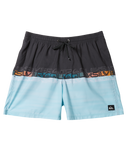 Boys Everyday Wordblock Volley Shorts in Tarmac