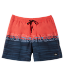 Boys Wordblock Volley Shorts in Cayenne