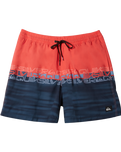 Boys Wordblock Volley Shorts in Cayenne