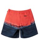 Boys Wordblock Volley Shorts in Cayenne