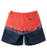 Boys Wordblock Volley Shorts in Cayenne