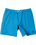 Boys Everyday Solid Volley Shorts in Swedish Blue