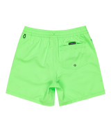 Boys Everyday Solid Volley Shorts in Green Gecko