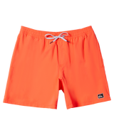 Boys Everyday Solid Volley Shorts in Fiery Coral