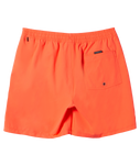 Boys Everyday Solid Volley Shorts in Fiery Coral