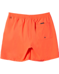 Boys Everyday Solid Volley Shorts in Fiery Coral