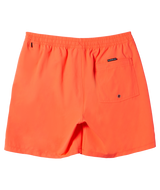 Boys Everyday Solid Volley Shorts in Fiery Coral