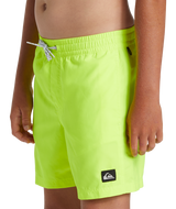 Boys Everyday Solid Volley Shorts in Safety Yellow