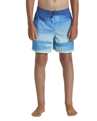 The Quiksilver Boys Boys Everyday Fade Volley Shorts in Monaco Blue