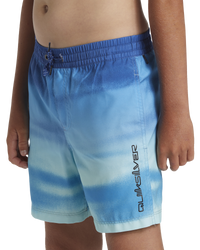 The Quiksilver Boys Boys Everyday Fade Volley Shorts in Monaco Blue