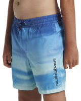 The Quiksilver Boys Boys Everyday Fade Volley Shorts in Monaco Blue