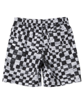 The Quiksilver Boys Boys Checkers Volley Shorts in Black