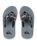 The Quiksilver Boys Boys Monkey Abyss Flip Flops in Grey