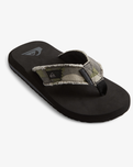 Boys Monkey Abyss Flip Flops in Green & Black