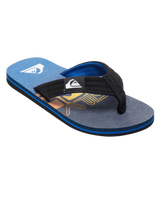 The Quiksilver Boys Boys Molokai Layback II Flip Flops in Blue