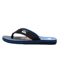 The Quiksilver Boys Boys Molokai Layback II Flip Flops in Blue