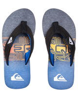 The Quiksilver Boys Boys Molokai Layback II Flip Flops in Blue