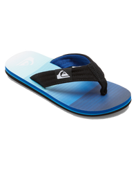 The Quiksilver Boys Boys Molokai Layback Flip Flops in Blue