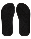 The Quiksilver Boys Boys Molokai Layback Flip Flops in Black, Blue & Pink