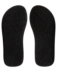 The Quiksilver Boys Boys Molokai Layback Flip Flops in Black, Blue & Pink