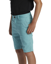 The Quiksilver Boys Boys Everyday Union Light Walkshorts in Marine Blue