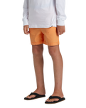 The Quiksilver Boys Boys Taxer Walkshorts in Tangerine