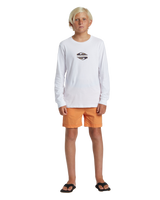 The Quiksilver Boys Boys Taxer Walkshorts in Tangerine