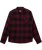 The Quiksilver Boys Boys Buffalo Classic Flannel Shirt in Wine