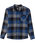 The Quiksilver Boys Boys Motherfly Classic Flannel Shirt in Estate Blue