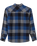 The Quiksilver Boys Boys Motherfly Classic Flannel Shirt in Estate Blue