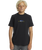 The Quiksilver Boys Boys Thermal Logo T-Shirt in Black