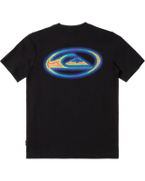 The Quiksilver Boys Boys Thermal Logo T-Shirt in Black