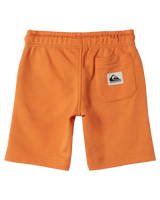 The Quiksilver Boys Boys Easy Day Jogger Shorts in Tangerine