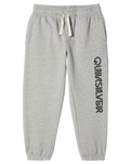 The Quiksilver Boys Boys Graphic Joggers in Light Grey Heather