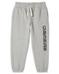 The Quiksilver Boys Boys Graphic Joggers in Light Grey Heather