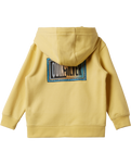 The Quiksilver Boys Boys Day Tripper Zip Hoodie in Mellow Yellow