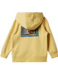 The Quiksilver Boys Boys Day Tripper Zip Hoodie in Mellow Yellow