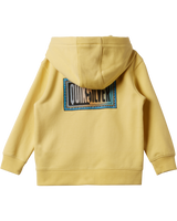 The Quiksilver Boys Boys Day Tripper Zip Hoodie in Mellow Yellow