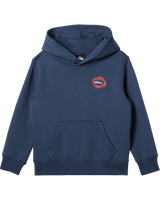 The Quiksilver Boys Boys Graphic Hoodie in Vintage Indigo