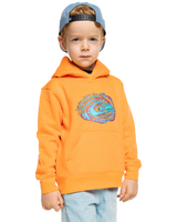 The Quiksilver Boys Boys Graphic Hoodie in Blazing Orange