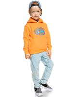 The Quiksilver Boys Boys Graphic Hoodie in Blazing Orange